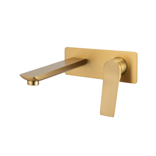 Aquaperla Rushy Spout Mixer - Brushed Brass