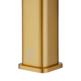 Aquaperla Ivano Square Basin Mixer - Brushed Brass