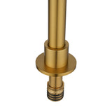 Aquaperla Moon Swivel Basin Mixer - Brushed Brass
