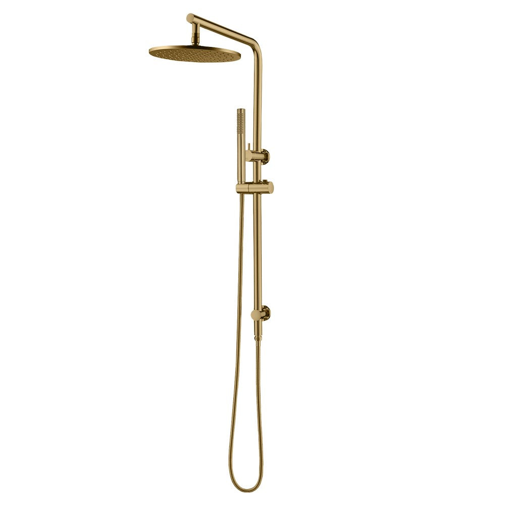 Aquaperla 10" Shower Station - Brushed Brass