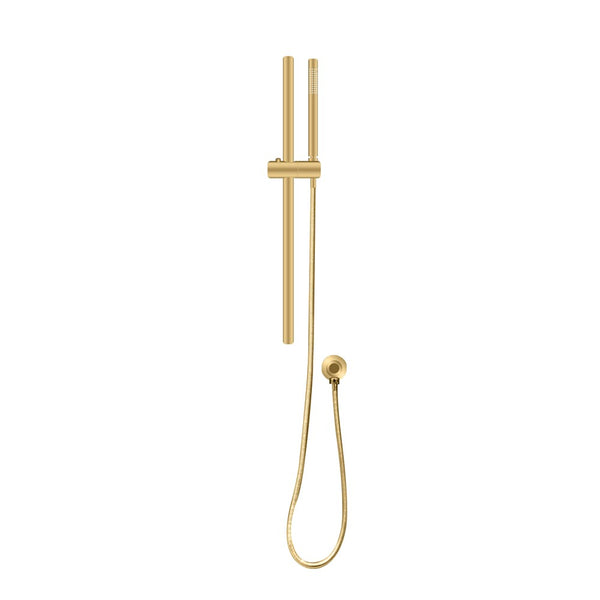 Aquaperla Shower Rail With Handheld Shower - Brushed Brass - BUYG2147-1.SH