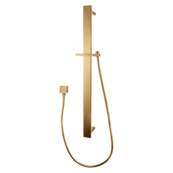 Aquaperla Shower Rail - Brushed Brass