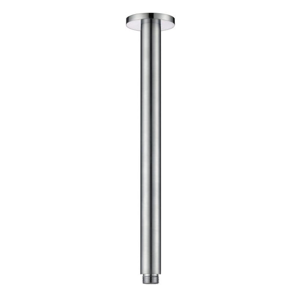 Modern National Round Ceiling Shower Arm Brushed Chrome