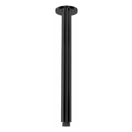 Modern National Round Ceiling Shower Arm Matte Black