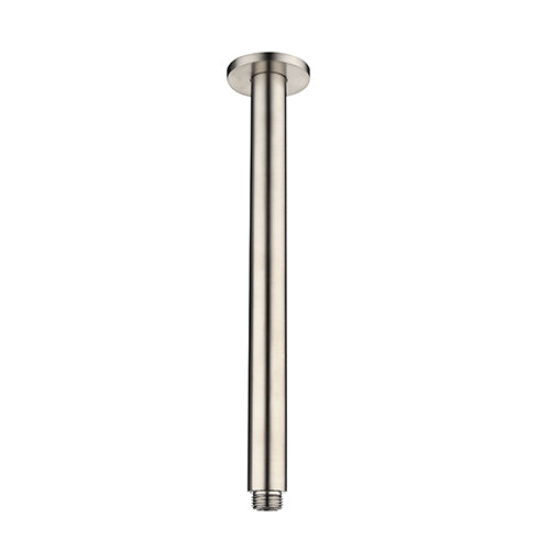 Modern National Round Ceiling Shower Arm Brushed Nickel