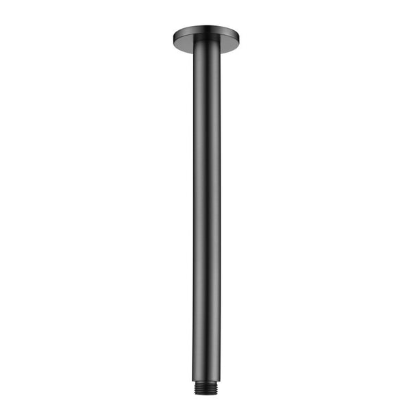 Modern National Round Ceiling Shower Arm Gun Metal