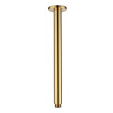 Modern National Round Ceiling Shower Arm Polished Brass
