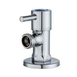 Aquaperla Round Water Stop Valves (One Pair) - Chrome