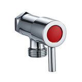 Aquaperla Round Water Stop Valves (One Pair) - Chrome