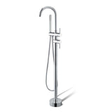 Aquaperla Freestanding Tap With Handheld Shower - Chrome