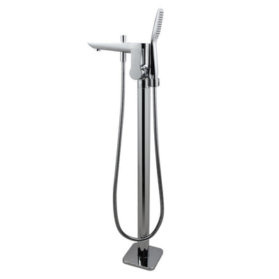 Aquaperla Freestanding Tap With Handheld Shower - Chrome
