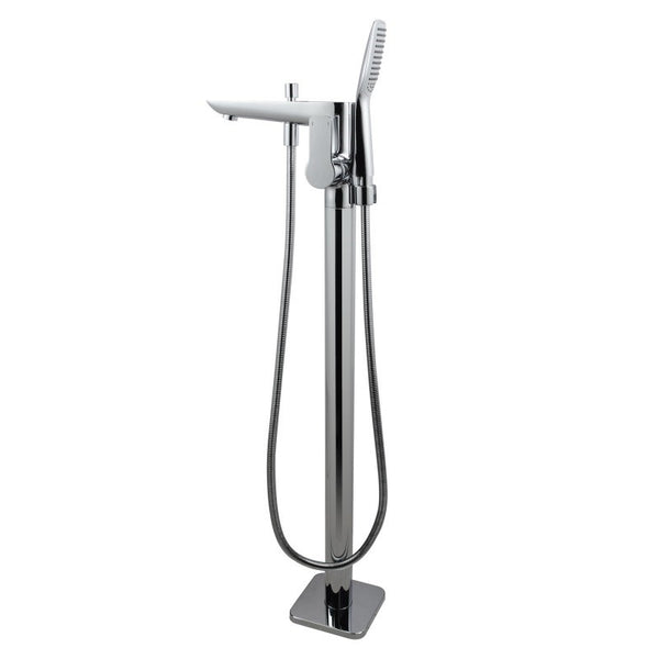 Aquaperla Freestanding Tap With Handheld Shower - Chrome