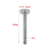 Aquaperla 300mm Ceiling Shower Arm - Chrome - CH0125.SA