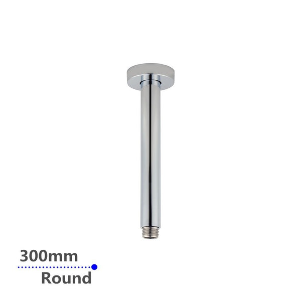 Aquaperla 300mm Ceiling Shower Arm - Chrome - CH0125.SA