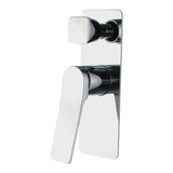 Aquaperla Rushy Wall Mixer With Diverter - Chrome