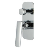 Aquaperla Wall Mixer With Diverter - Chrome