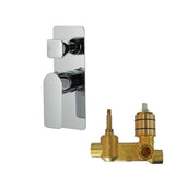 Aquaperla Vog Wall Mixer With Diverter - Chrome (CH0165-2.ST)