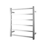 Aquaperla Heated Towel Rack 6 Bars - Chrome