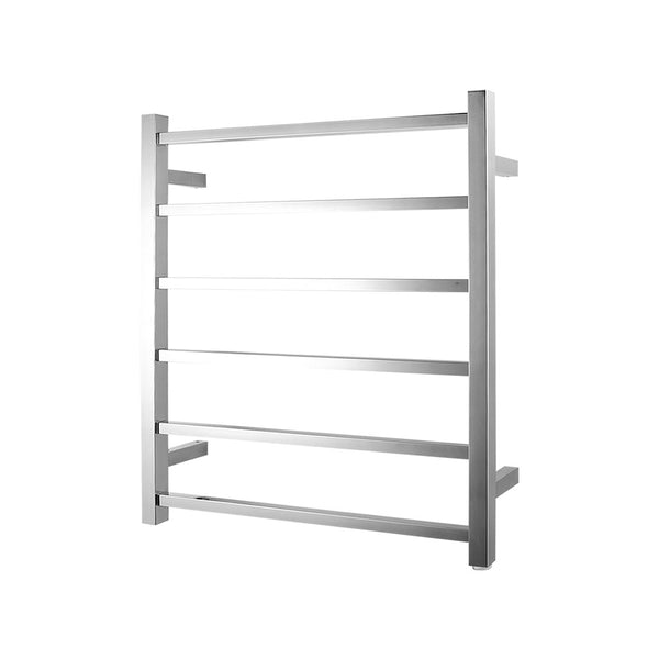 Aquaperla Heated Towel Rack 6 Bars - Chrome