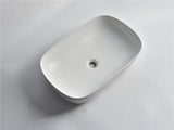 Aquaperla 485x395x145mm Above Counter Basin - Gloss White