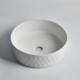Aquaperla 365x365x120mm Above Counter Basin - Matte White