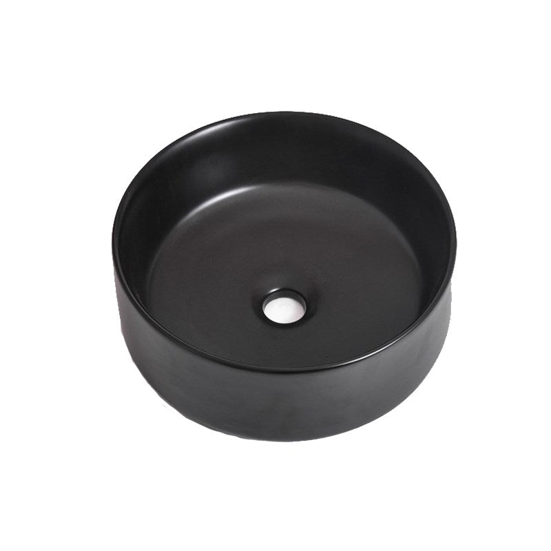 Aquaperla 360x360x125mm Above Counter Basin - Matte Black