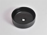 Aquaperla 360x360x125mm Above Counter Basin - Matte Black