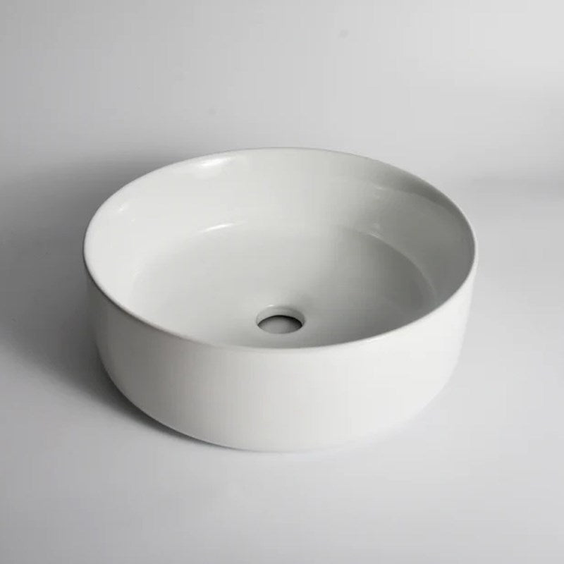 Aquaperla 360x360x125mm Above Counter Basin - Gloss White