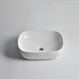 Aquaperla 485x395x145mm Above Counter Basin - Gloss White