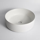 Aquaperla 360x360x125mm Above Counter Basin - Textured Exterior & Matte White Interior