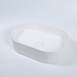 Aquaperla 490x310x130mm Above Counter Basin - Matte White