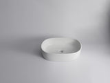 Aquaperla 560x350x140mm Above Counter Basin - Gloss White