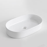 Aquaperla 605x380x125mm Above Counter Basin - Matte White