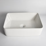 Aquaperla 480x370x130mm Above Counter Basin - Gloss White
