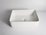 Aquaperla 480x370x130mm Above Counter Basin - Gloss White