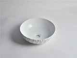 Aquaperla 395x395x120mm Above Counter Basin - Gloss White