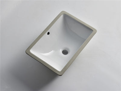 Aquaperla 465x335x180mm Undermount Basin - Matte White