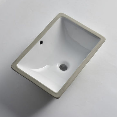 Aquaperla 465x335x180mm Undermount Basin - Gloss White