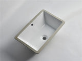 Aquaperla 530x340x180mm Undermount Basin - Gloss White