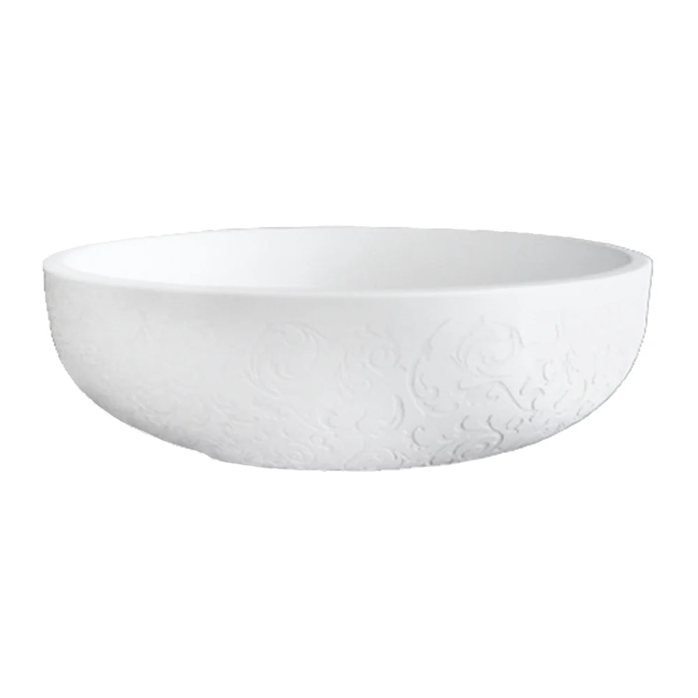 Parisi Tondo 1350 Floral Stonetec Freestanding Bath