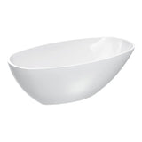 Parisi Isola 1800 Stonetec Freestanding Bath Gloss White