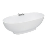 Parisi Loop 1700 Stonetec Freestanding Bath with Integrated Tap Set