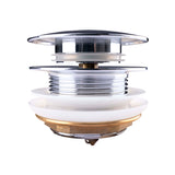 Aquaperla Bathtub Pop Up Waste No Overflow - Chrome
