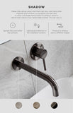 Meir Round Guest Towel Rail - Shadow Gunmetal