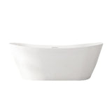 Aquaperla DISNEY Series 1700*700*700mm Freestanding Ultra-slim Acrylic Bathtub - Gloss White