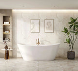 Aquaperla DISNEY Series 1700*700*700mm Freestanding Ultra-slim Acrylic Bathtub - Gloss White