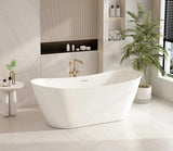 Aquaperla DISNEY Series 1700*700*700mm Freestanding Ultra-slim Acrylic Bathtub - Gloss White