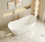 Aquaperla DISNEY Series 1700*700*700mm Freestanding Ultra-slim Acrylic Bathtub - Gloss White