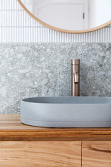 Meir Round Pinless Tall Basin Mixer - Champagne