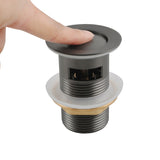 Aquaperla Pop Up Waste Overflow - Gunmetal